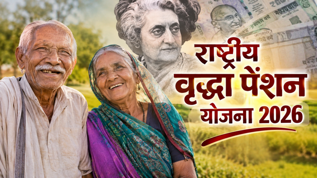 Indira Gandhi National old age Pension Yojana (NSAP) 2026-इंदिरा गांधी राष्ट्रीय वृद्धा पेंशन योजना