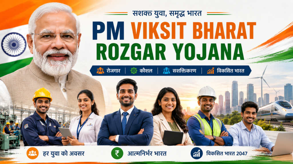 PM Viksit Bharat Rozgar Yojana 2026: ऑनलाइन आवेदन, लाभ, पात्रता तथा आवश्यक दस्तावेज