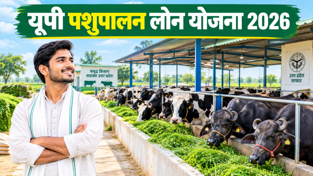up pashupalan loan yojana 2026: 35% सब्सिडी, आवेदन प्रक्रिया, लाभ, पात्रता तथा आवश्यक दस्तावेज